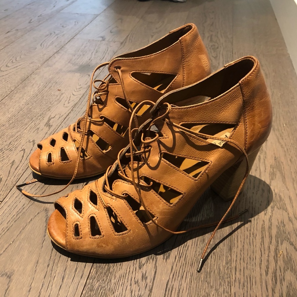 Paul green lace up heels sandals